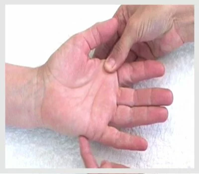la réflexologie des mains