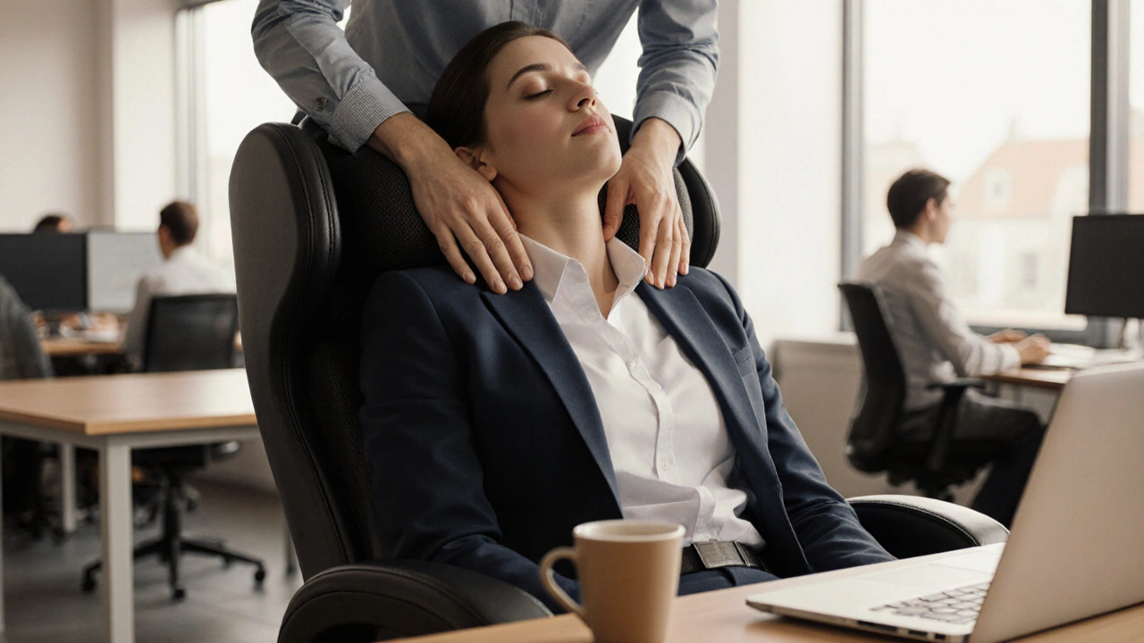Comment le massage en chaise peut augmenter votre productivité au travail